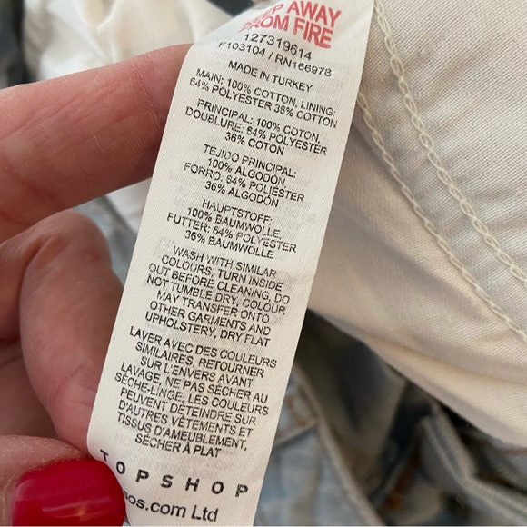 TOPSHOP Raw Hem Denim Midaxi (mid maxi) Skirt - Picture 12 of 15